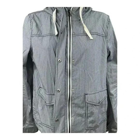 SO brand pin stripe women's jacket size S 100% cotton - Picture 5 of 8